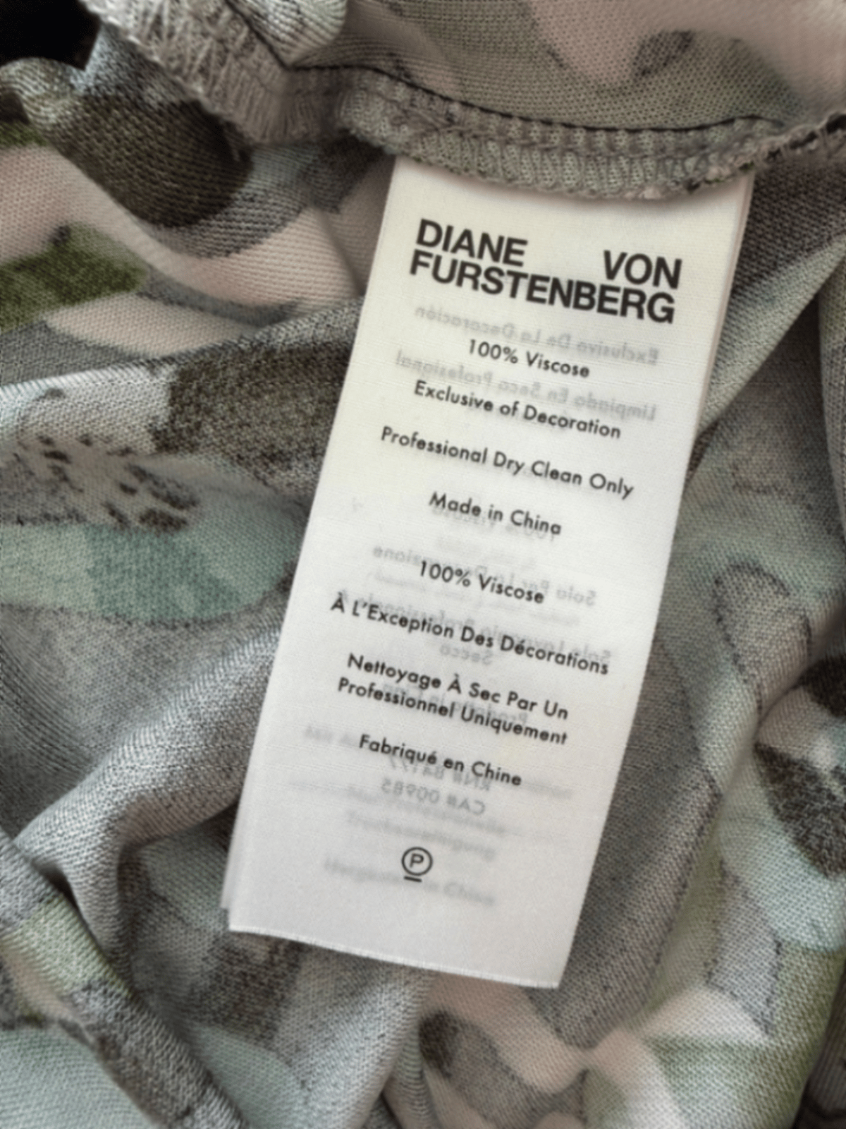 DVF Patterned Viscose Trousers, photo 6