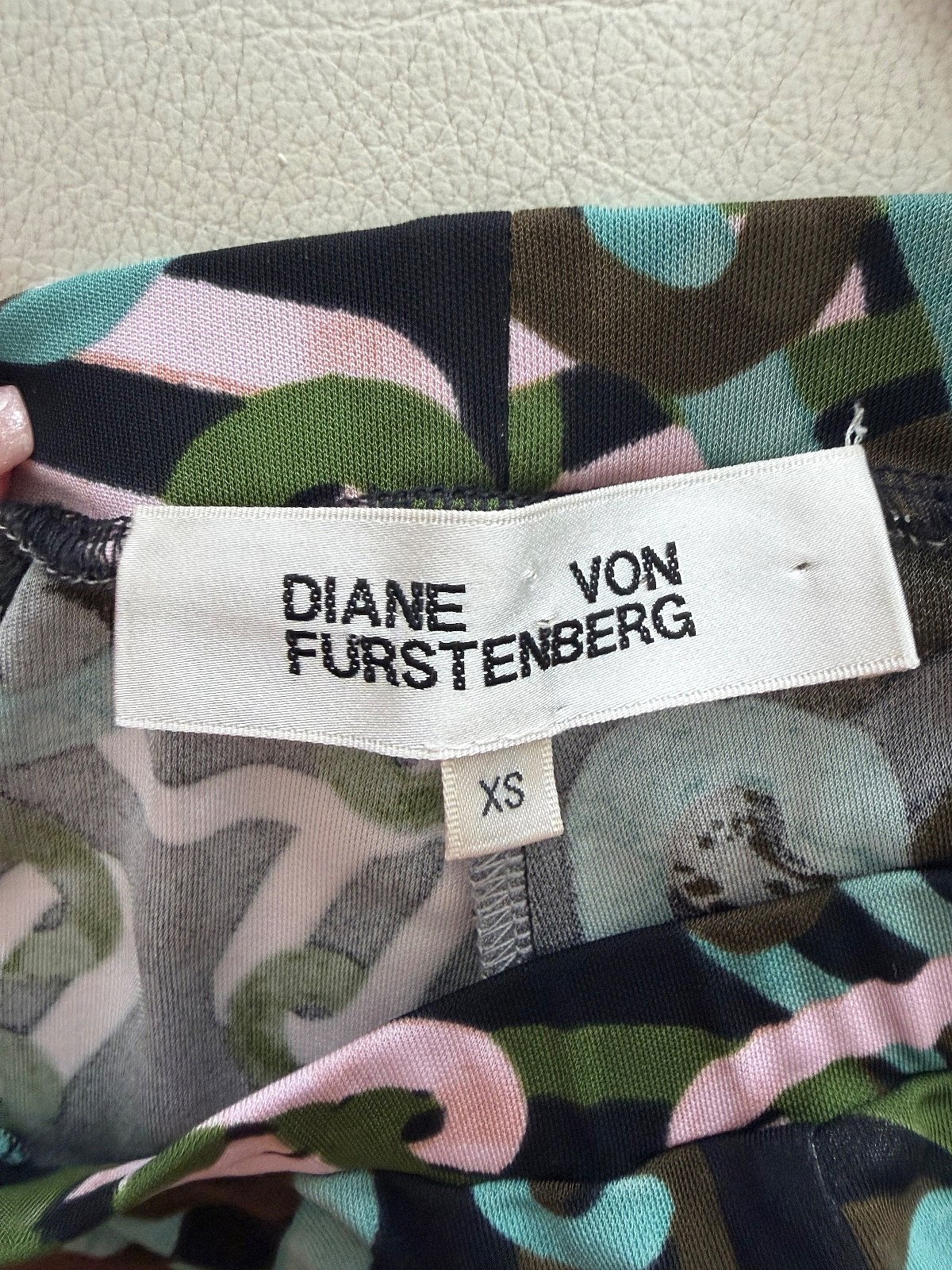DVF Patterned Viscose Trousers, photo 8