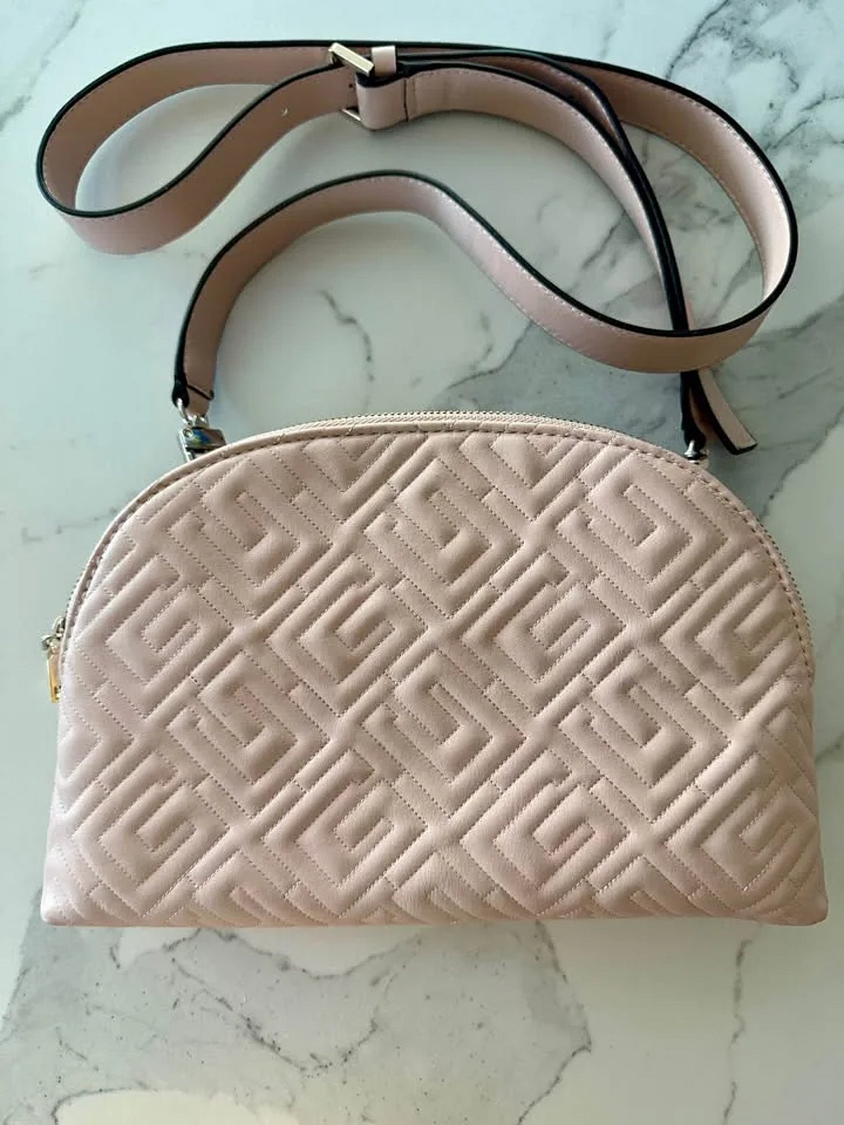 Pink Quilted Crossbody Bag - photo 5