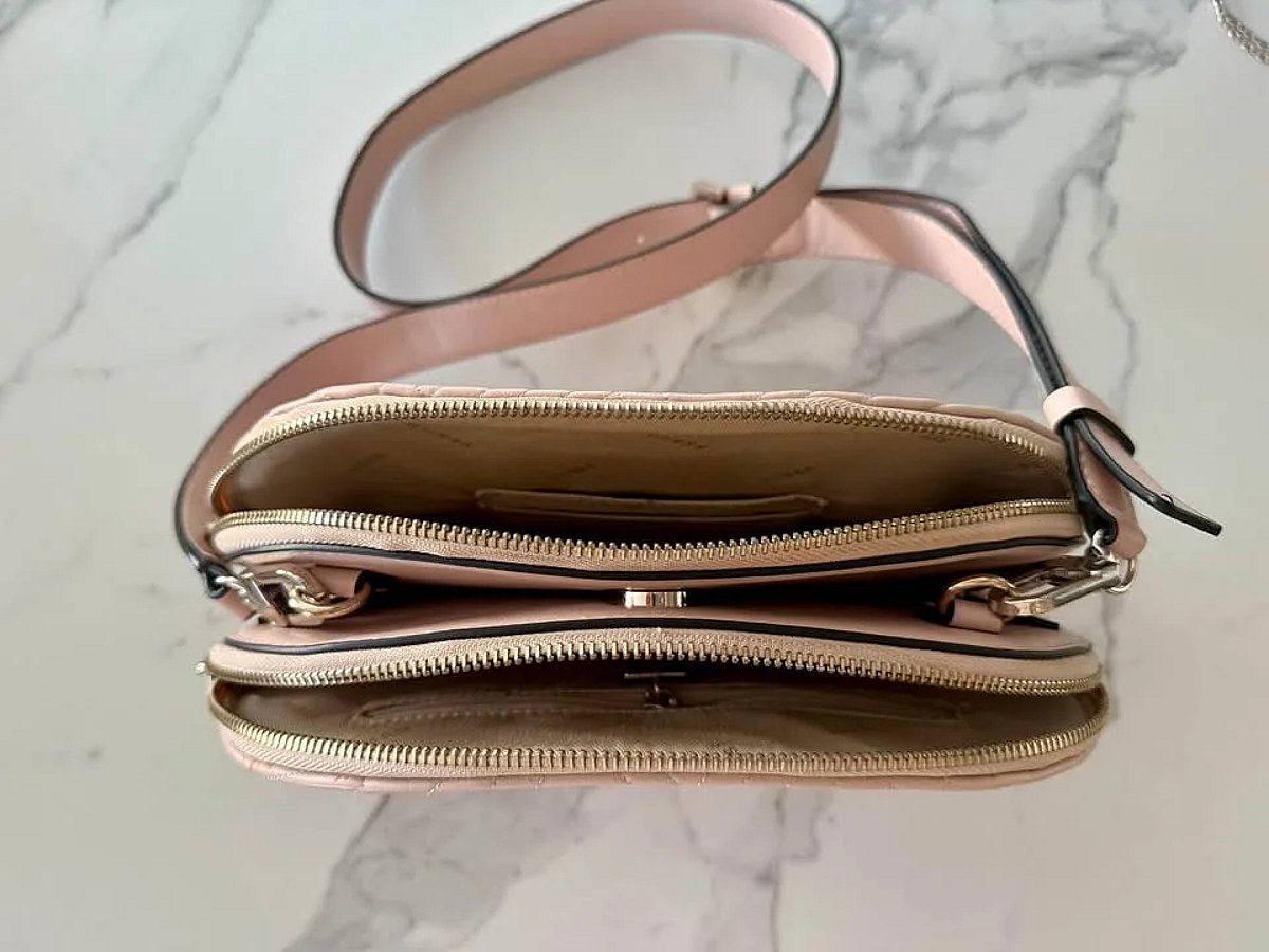 Pink Quilted Crossbody Bag - photo 4