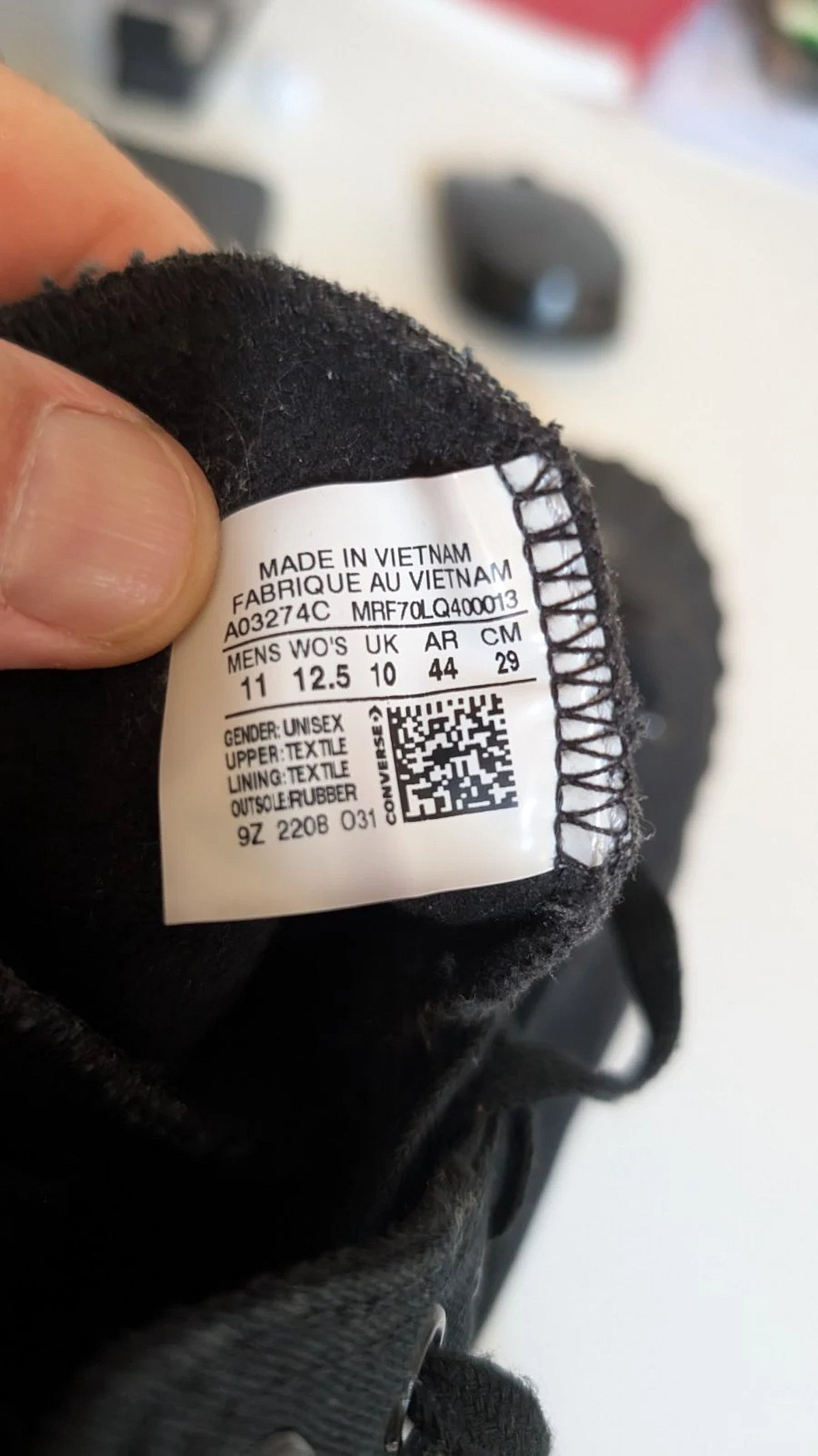 Black Converse High Top Sneakers, photo 6