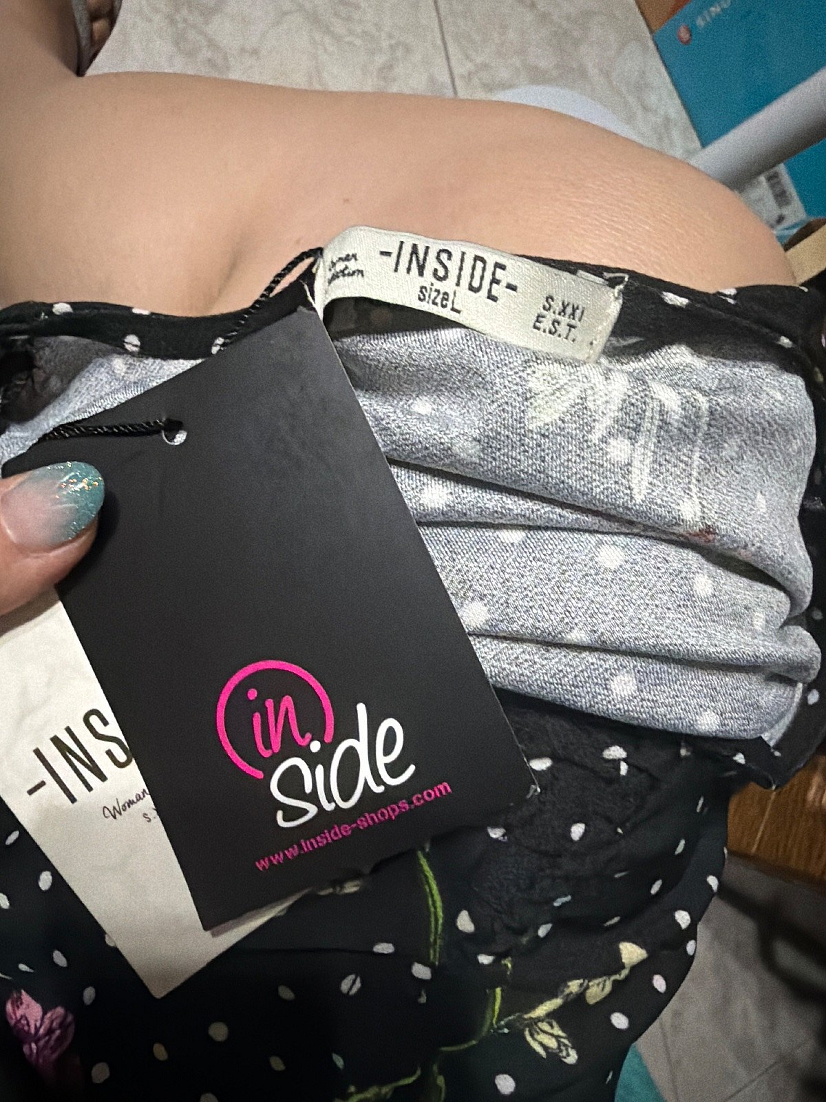 Polkadot Floral Top, photo 5