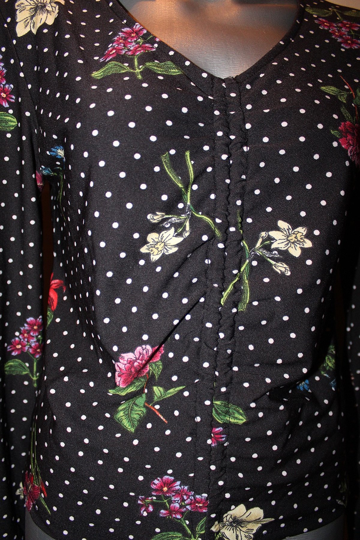 Polkadot Floral Top, photo 3