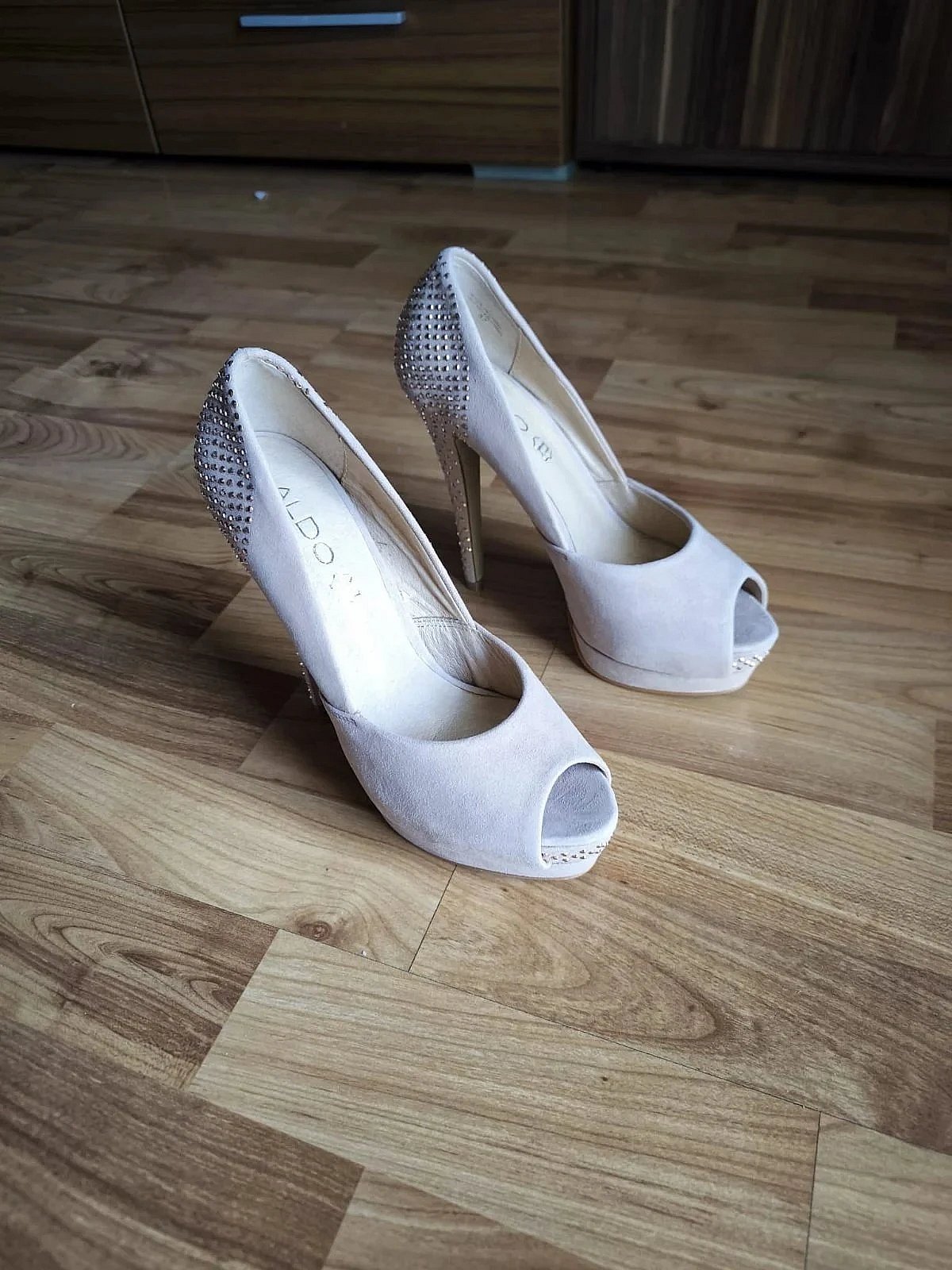 ALDO embellished peep-toe heels, photo 4