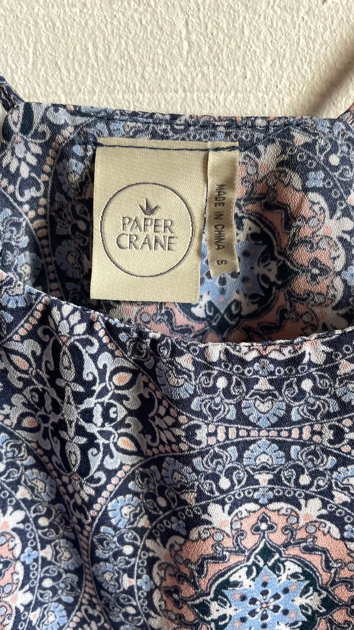 Paper Crane Printed Halter Top, photo 3