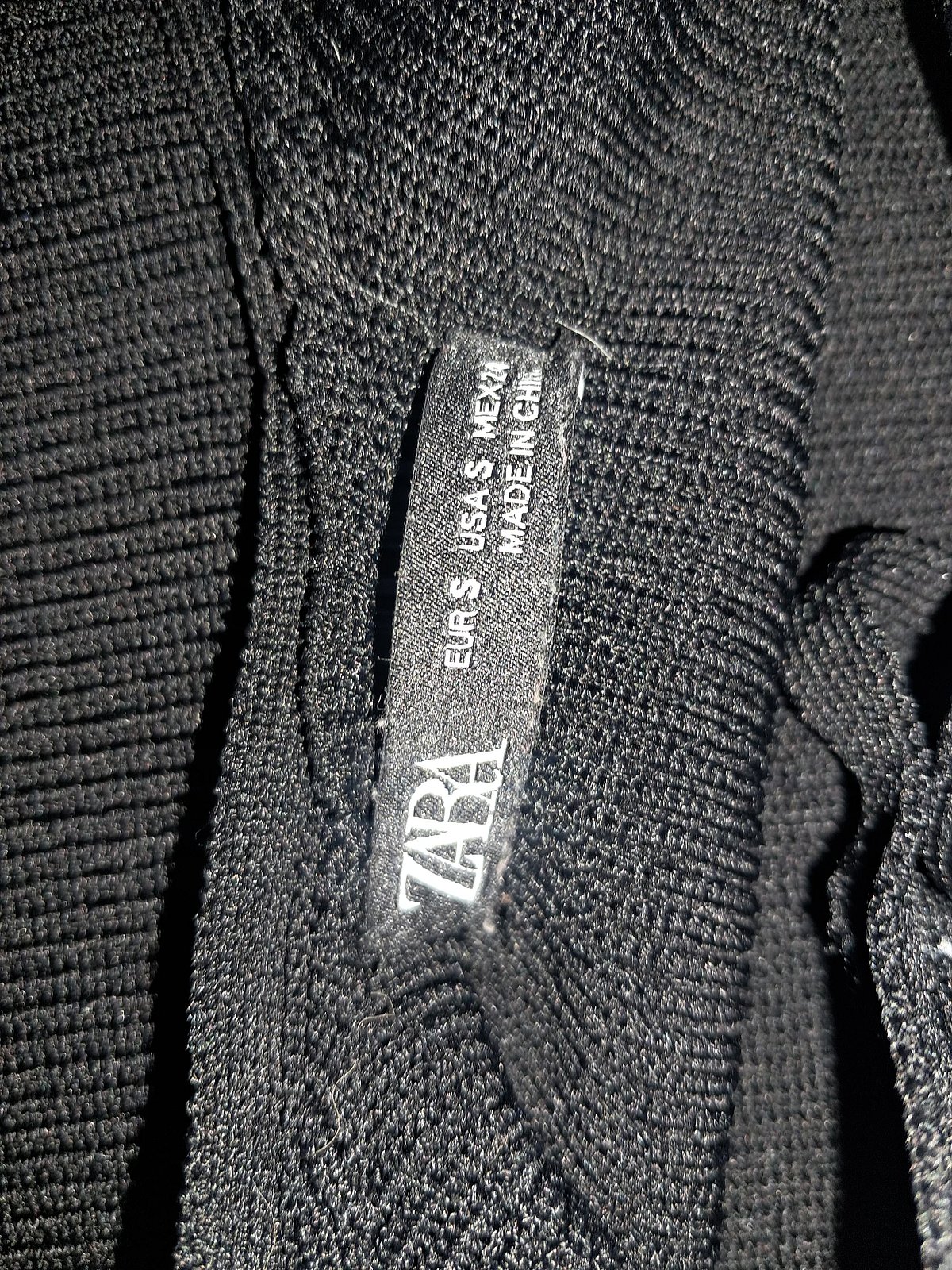 Zara - Body negro de canalé con escote en forma de corazón, foto 5