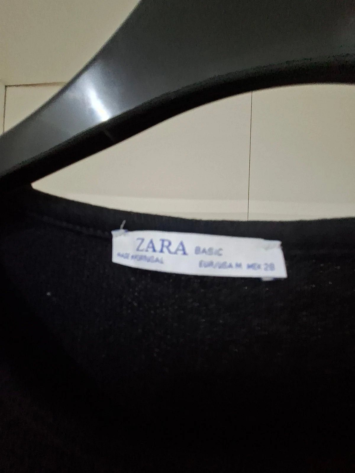 Zara black chain print top, photo 2