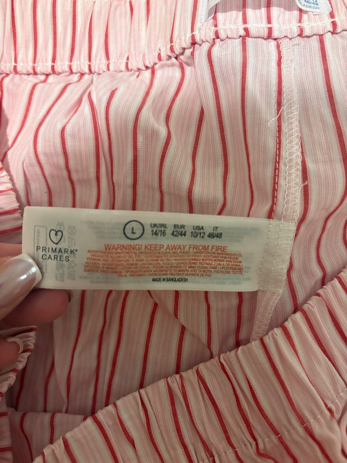 Pantalones de estar por casa a rayas de Primark, foto 2