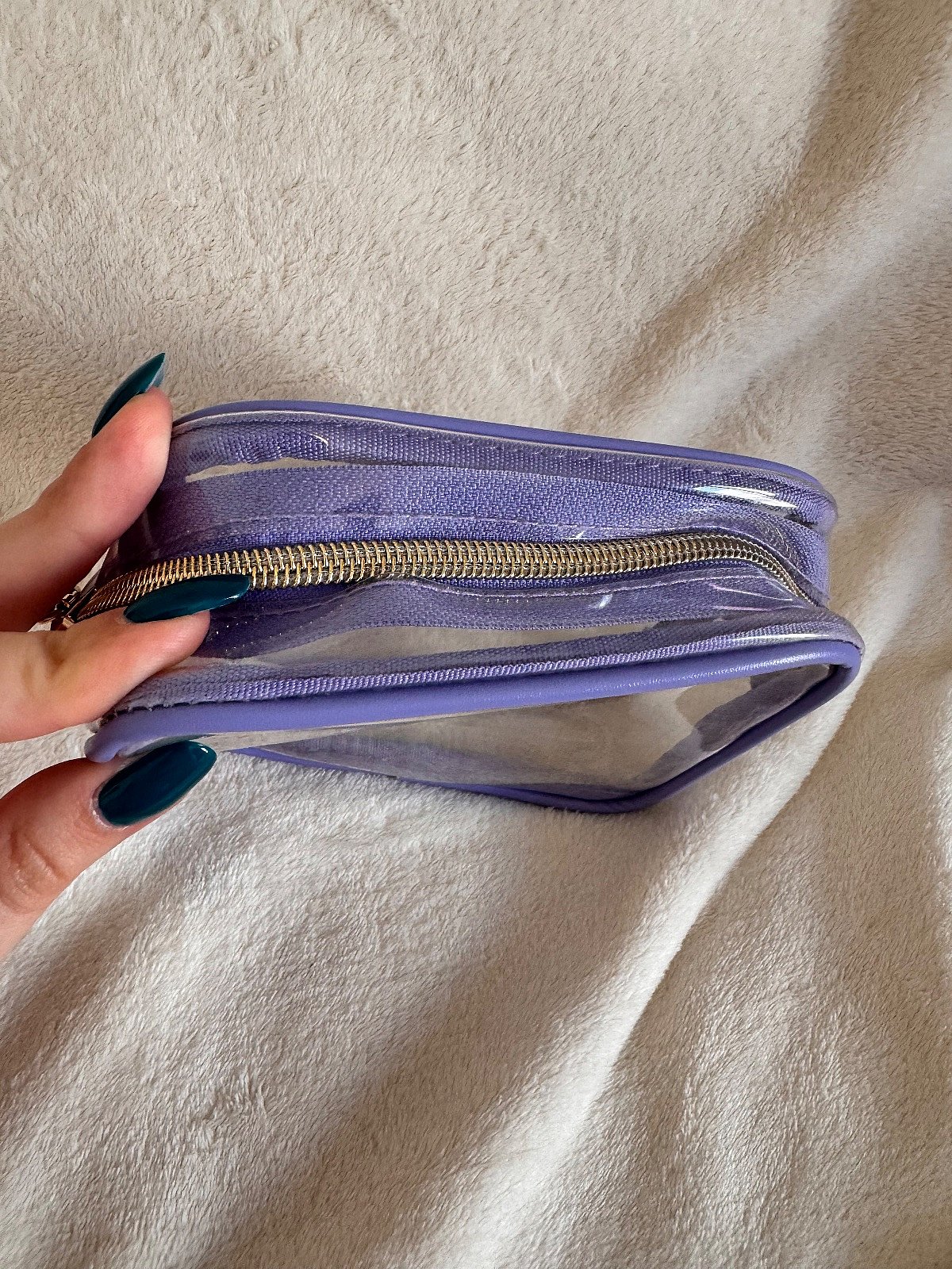 Tatcha Purple Clear Travel Pouch - photo 3