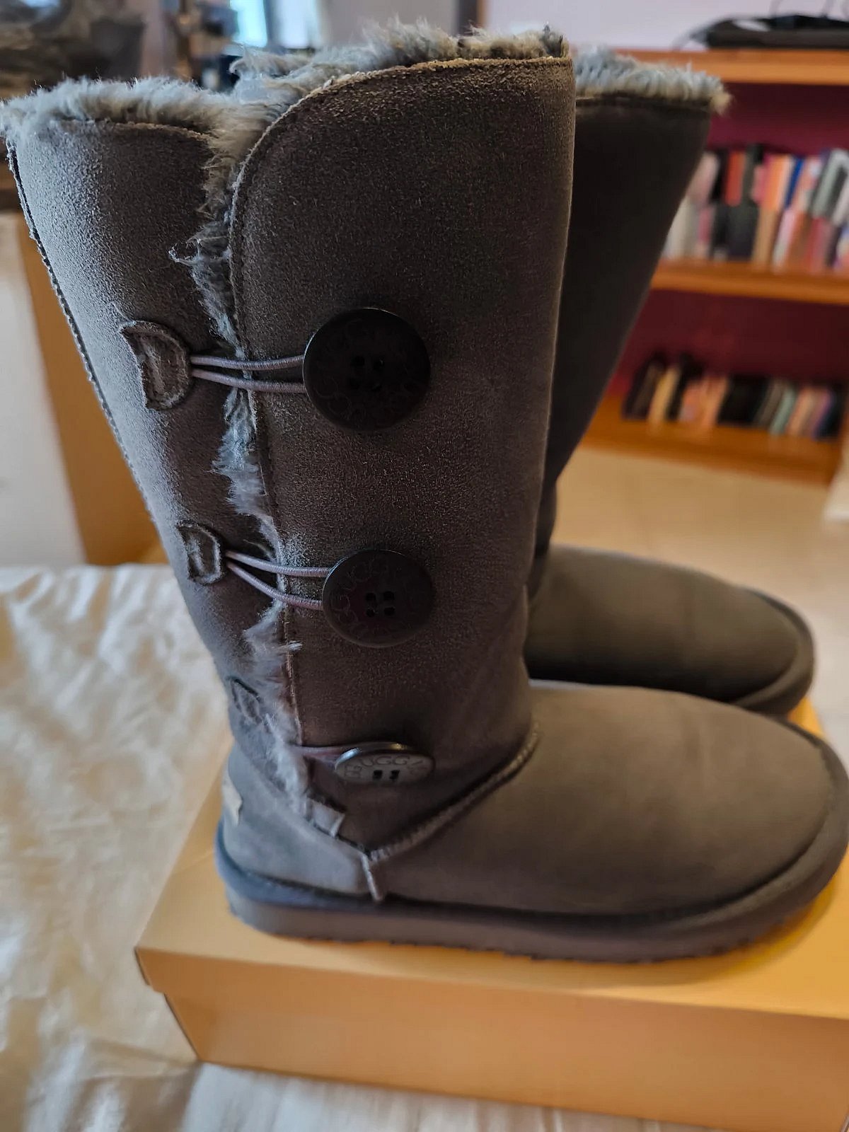 Grey UGG Bailey Button Boots, photo 2