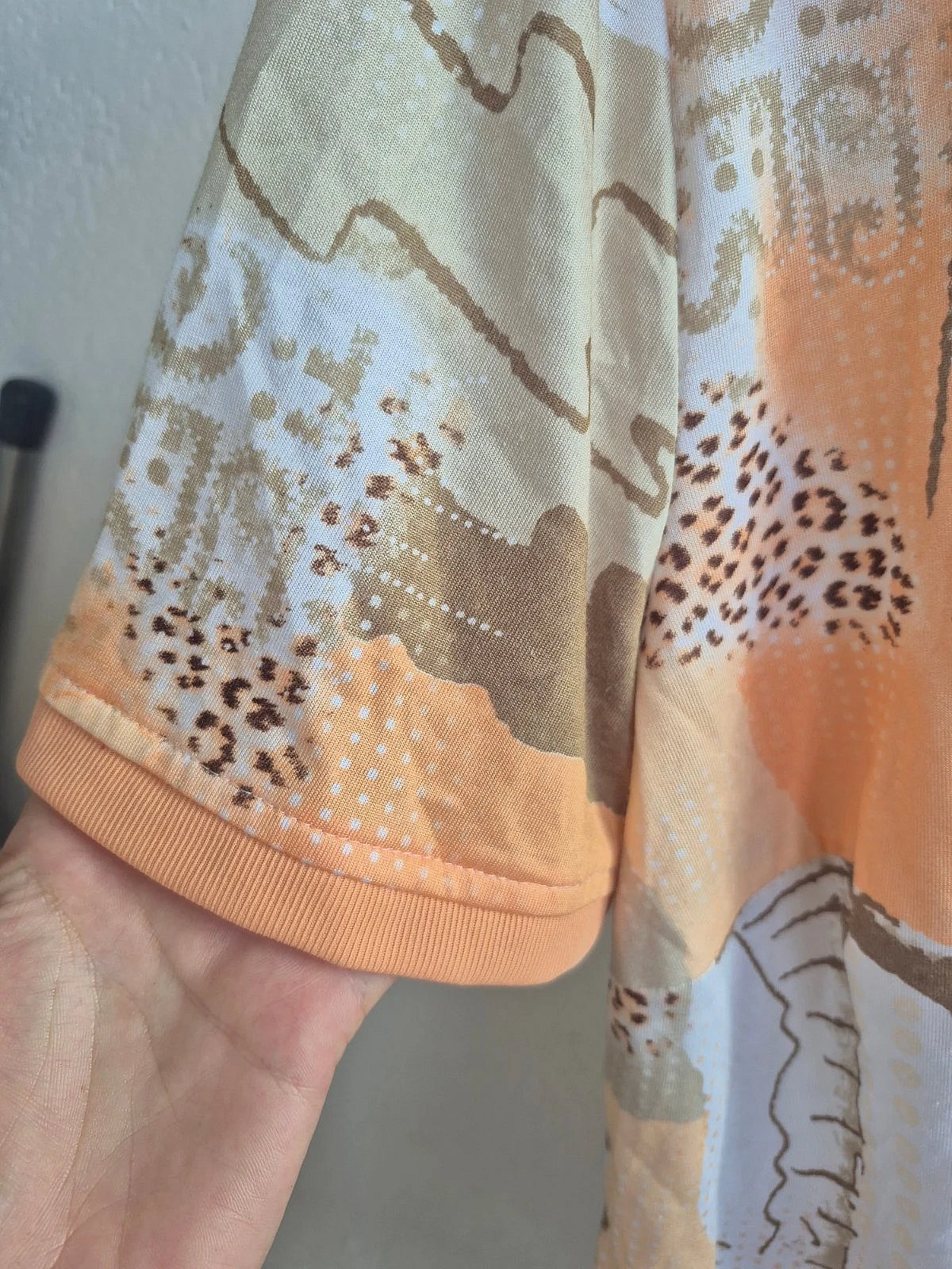 Abstract print vintage polo shirt, photo 4