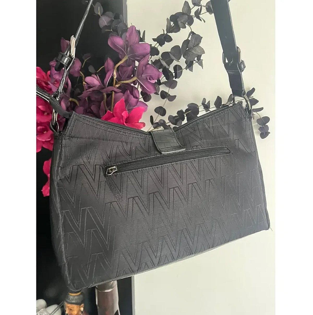 Mario Valentino black shoulder bag, photo 3