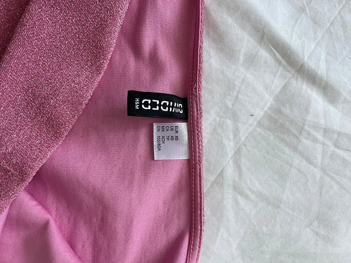 Pink glittery mini dress - photo 3