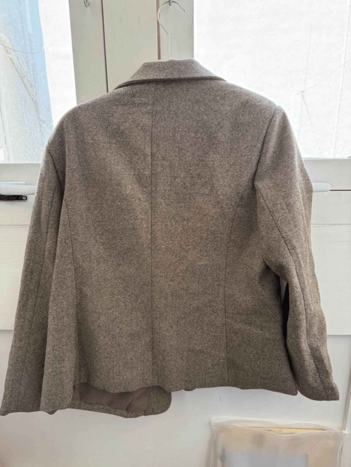 Textured Brown Fitted Blazer, photo 2