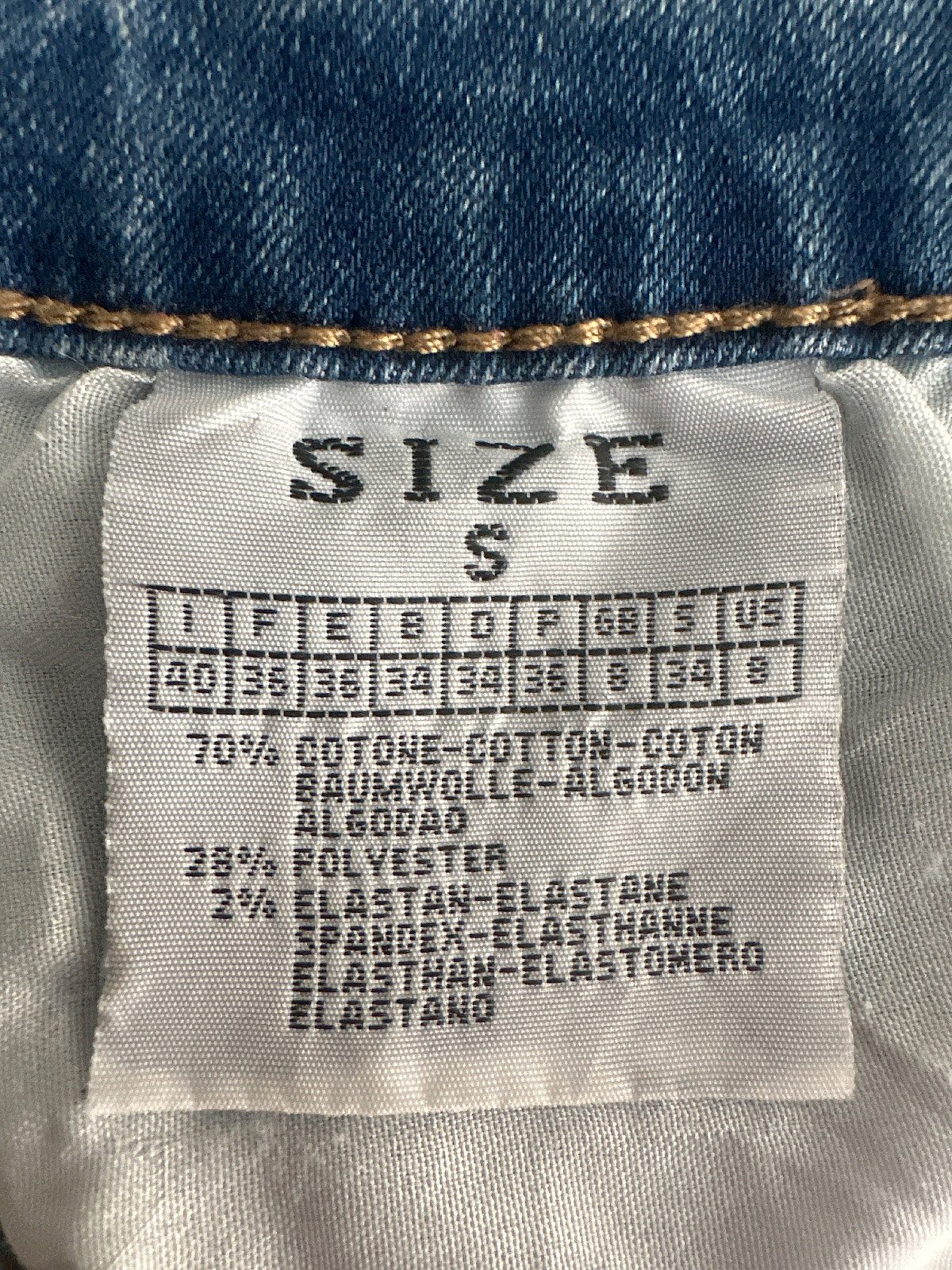 Blue denim shorts, photo 4