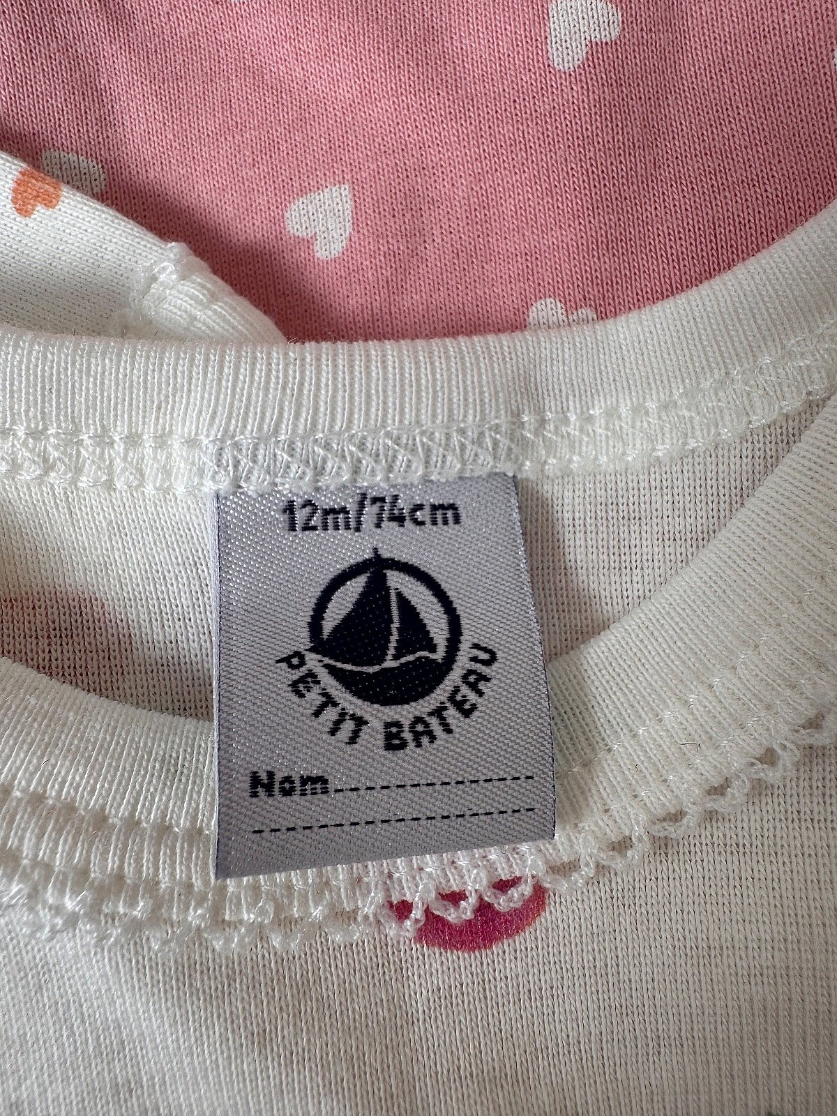 Set of 6 short-sleeves bodysuits/vests - 9/12 months, photo 2