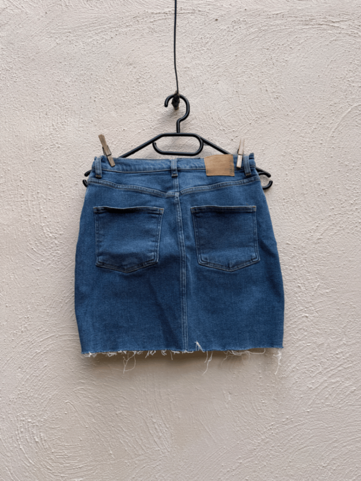Pull&Bear Distressed Fitted Denim Skirt, photo 2
