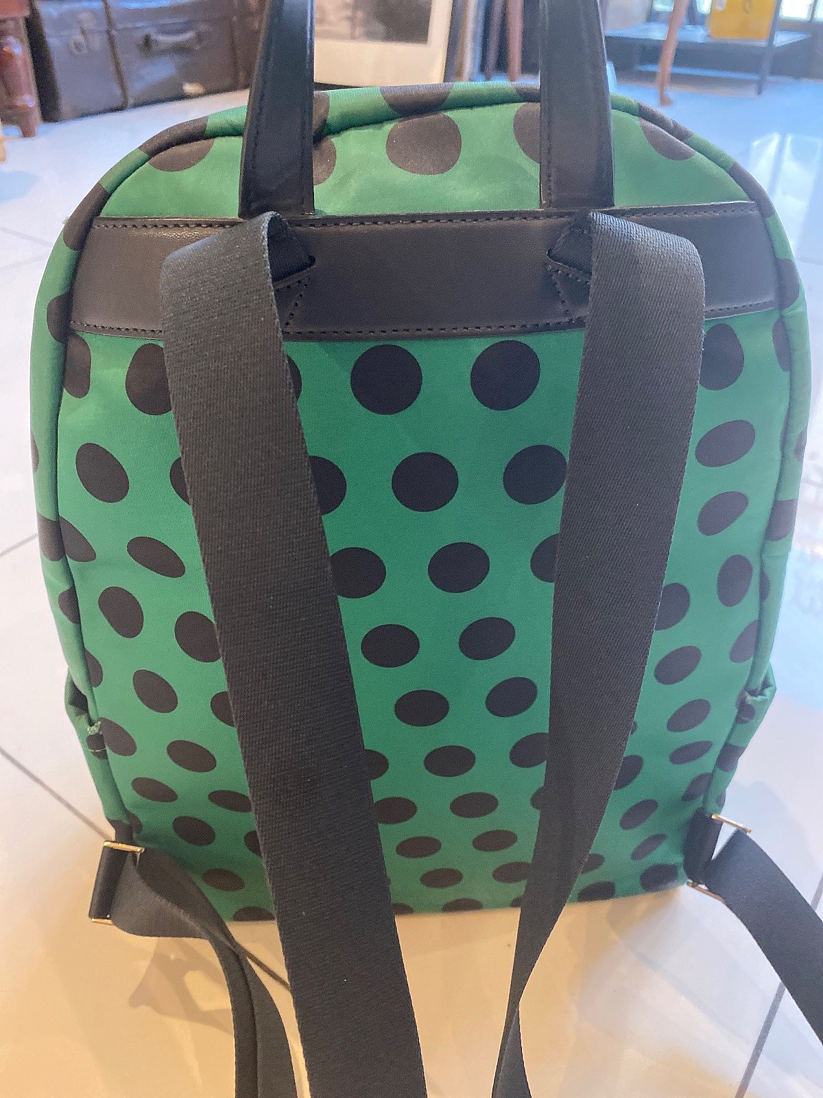 Kate Spade Green Polka Backpack, photo 4