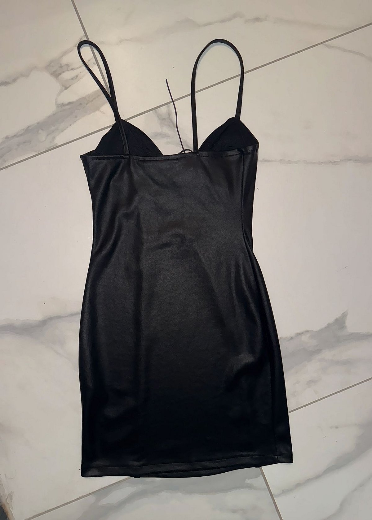 Bershka Faux Leather Dress, photo 2