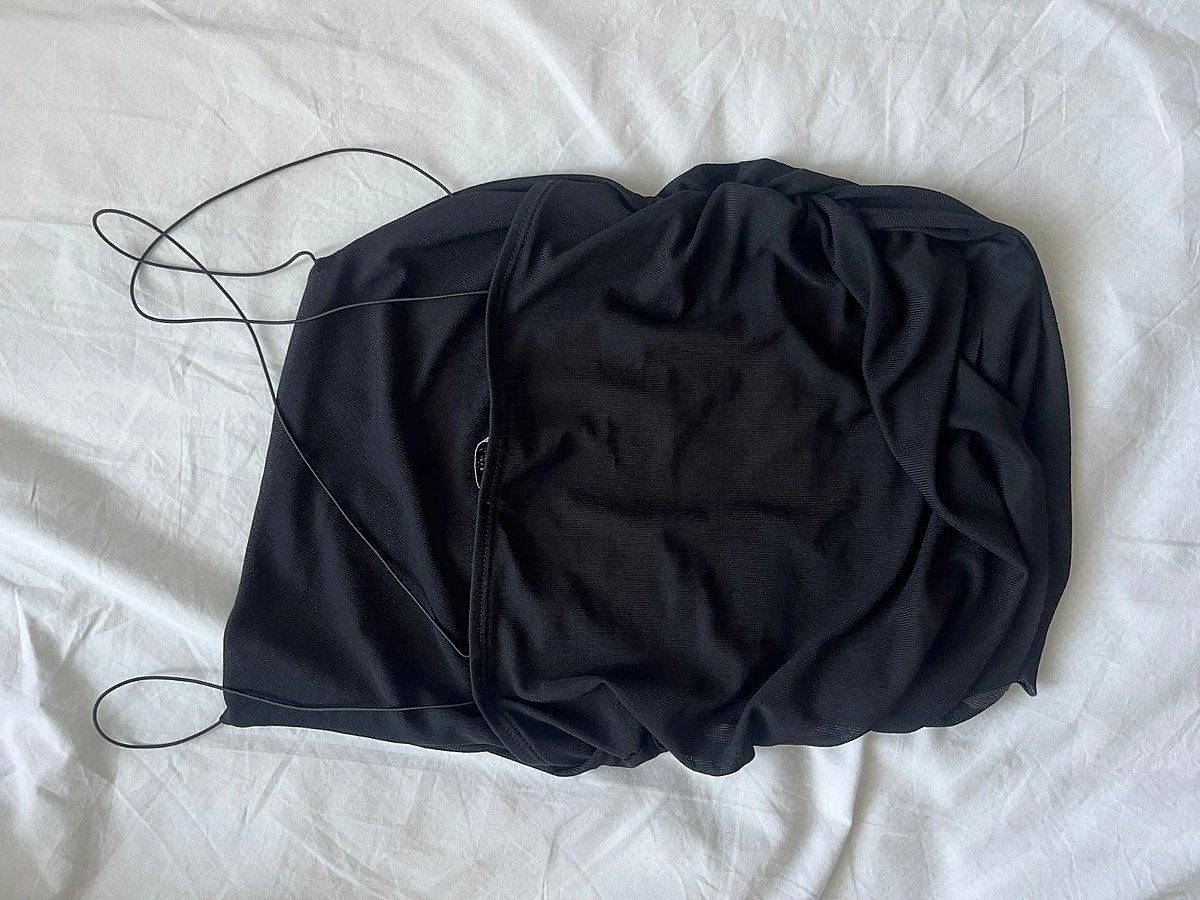Black mesh cami top - photo 2
