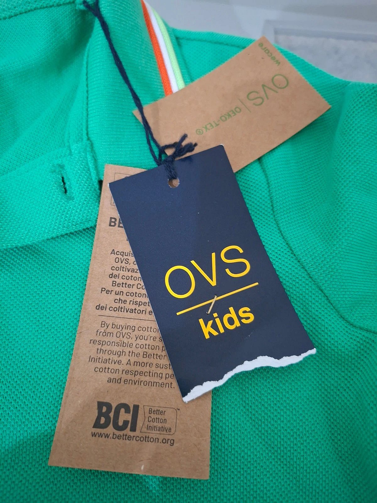 Polo verde para niños OVS, foto 3