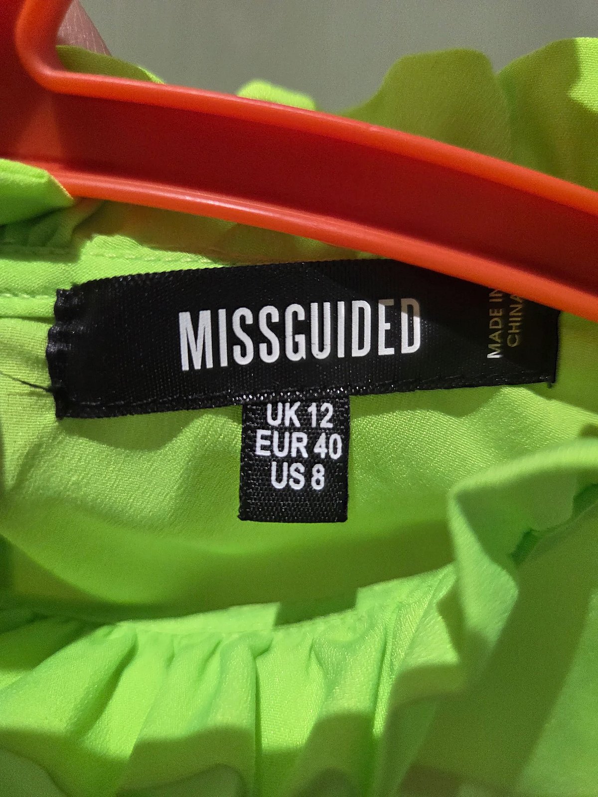 Neon Ruffle Neck Blouse - photo 3