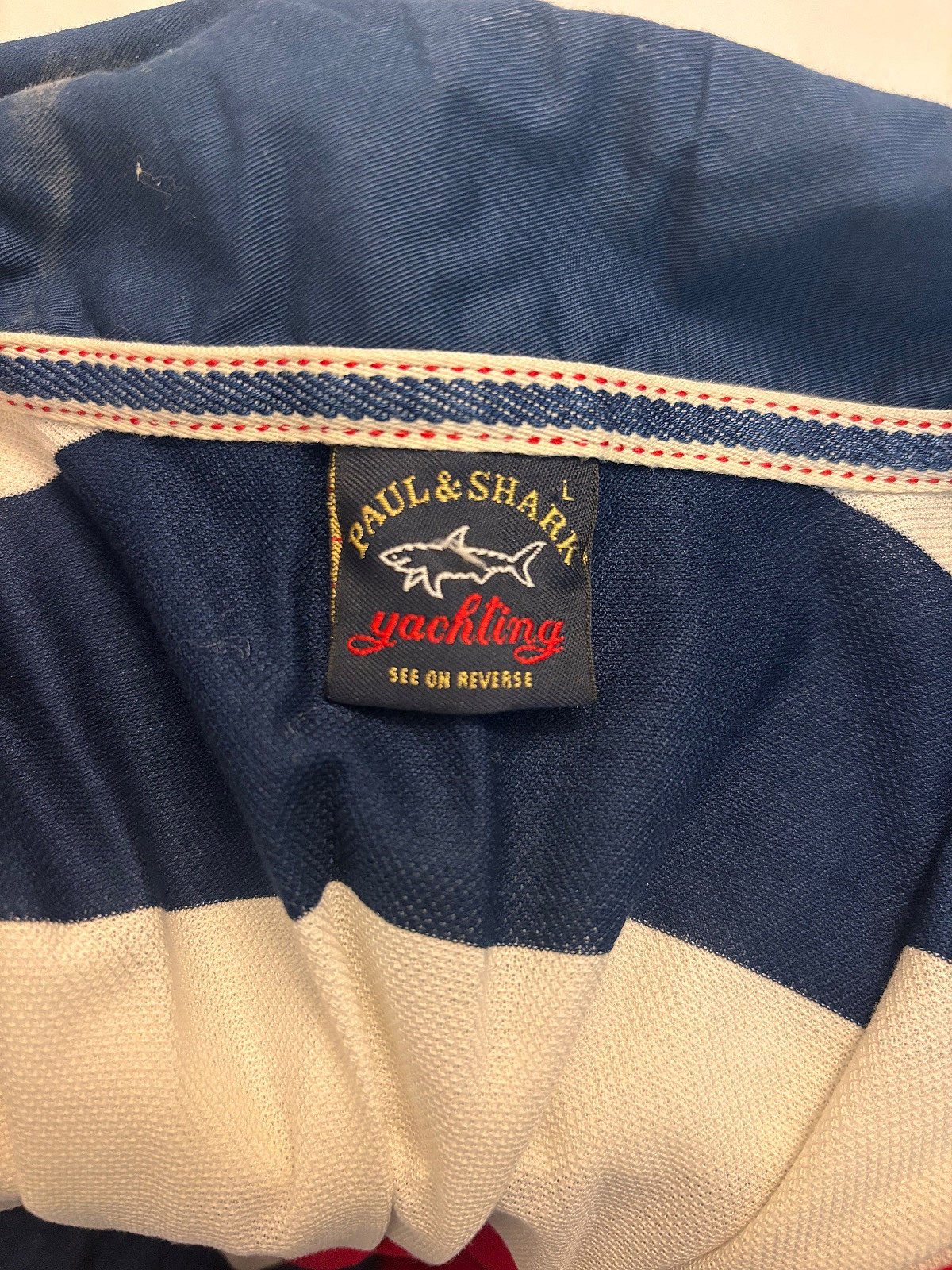 Paul and Shark Striped Polo, photo 3