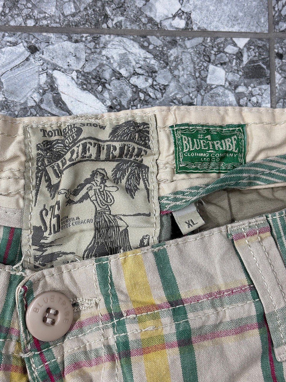 Blue Tribe Plaid Summer Shorts - photo 4