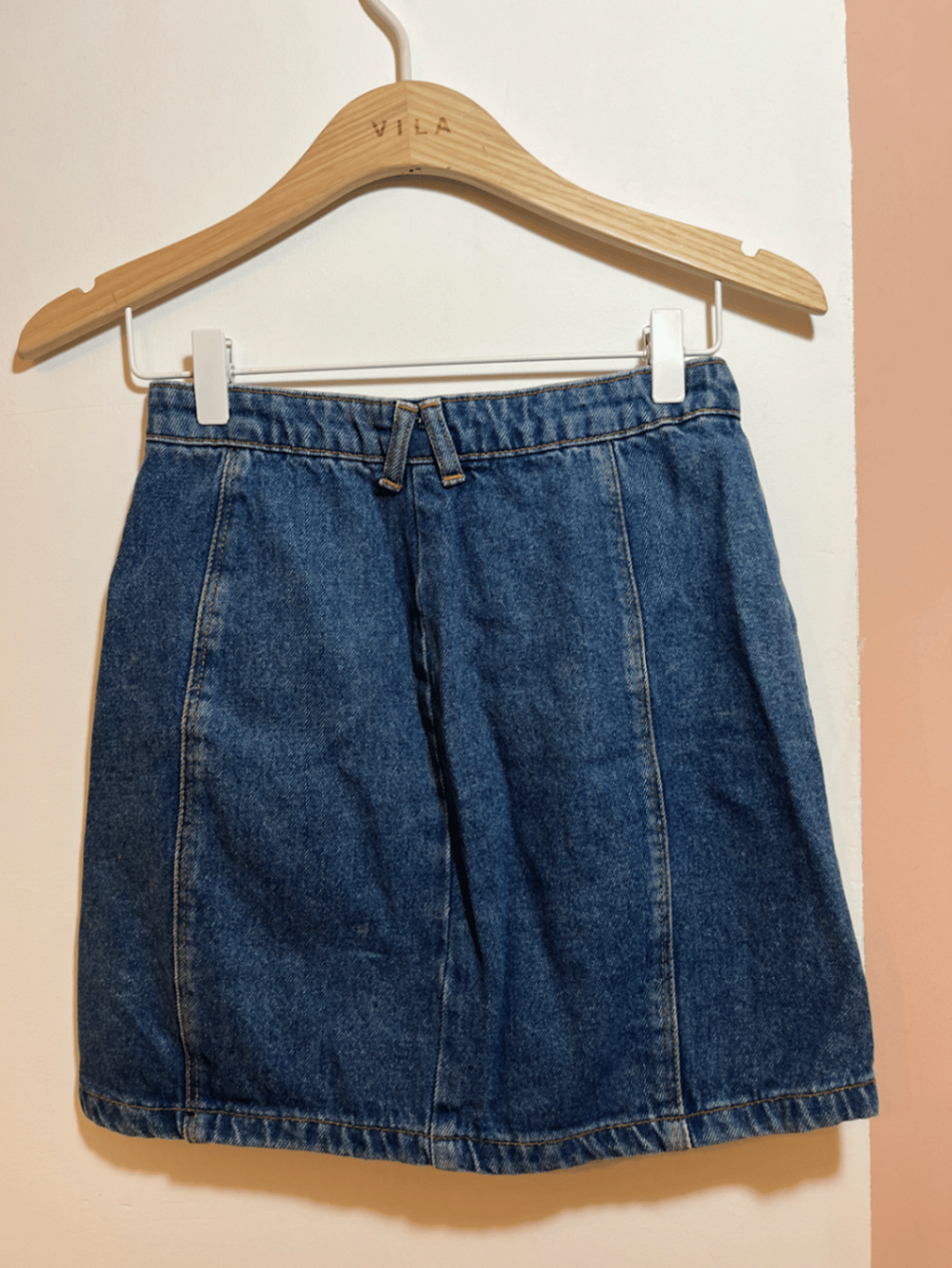 Stradivarius Floral Denim Mini Skirt, photo 3