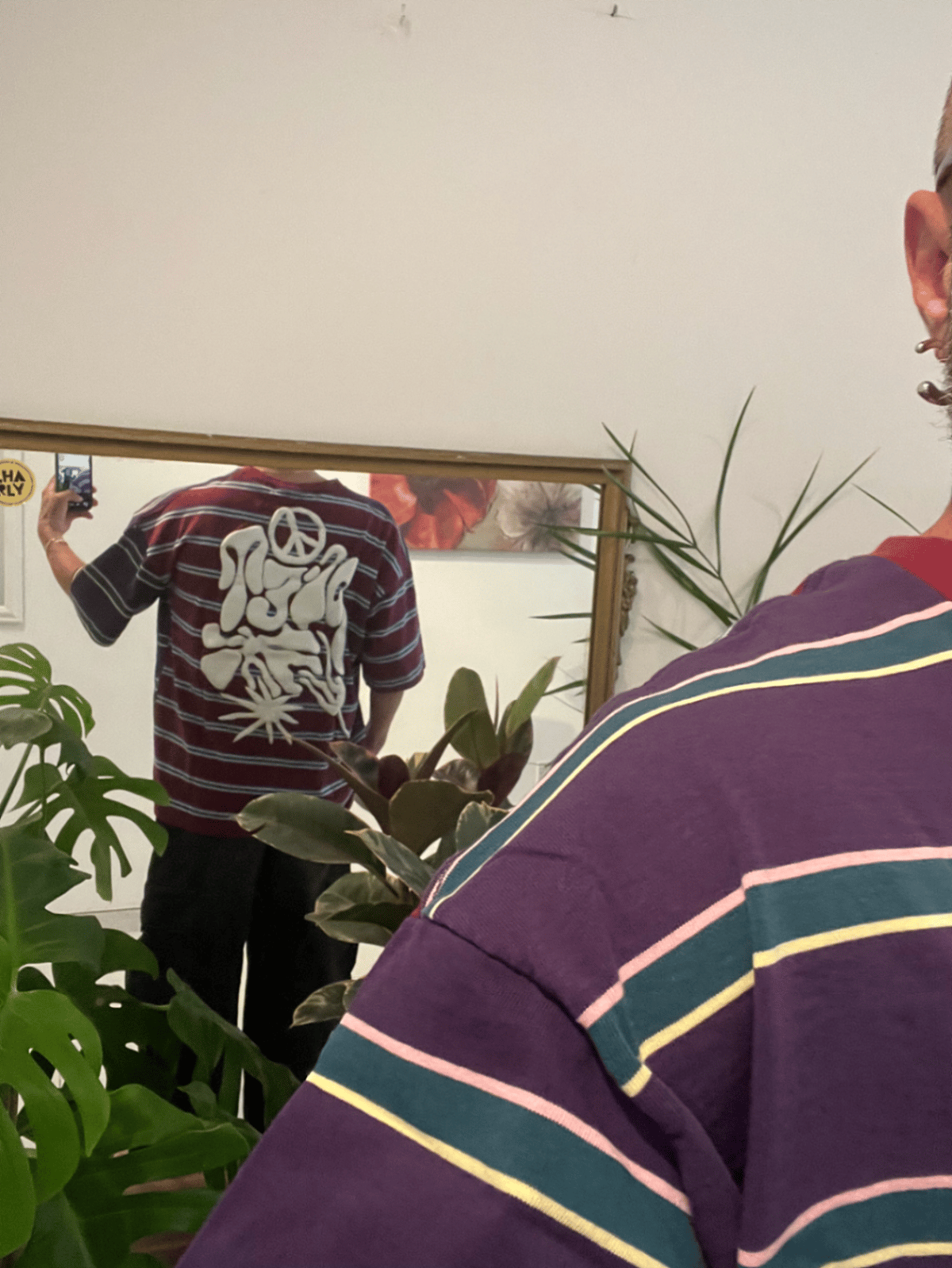 Piet Striped Graphic Oversized T-shirt, photo 8
