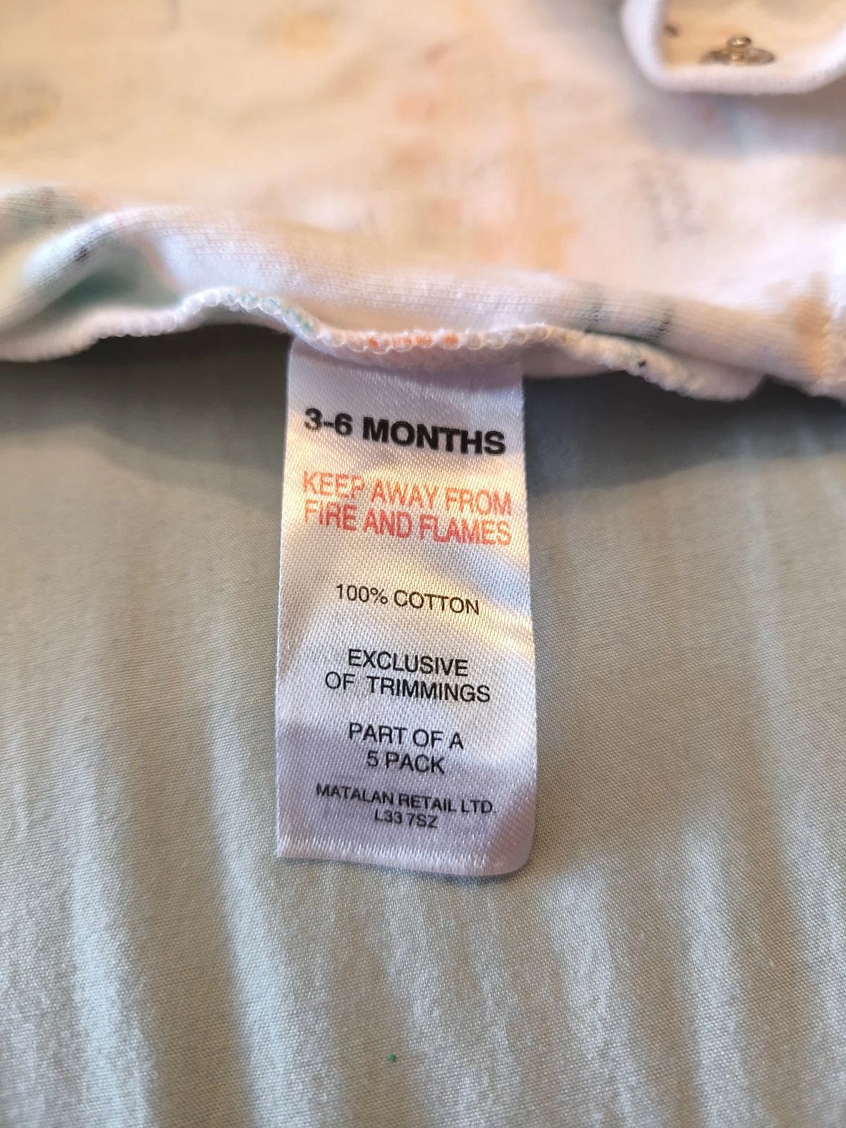 Baby dinosaur print bodysuit set, photo 6