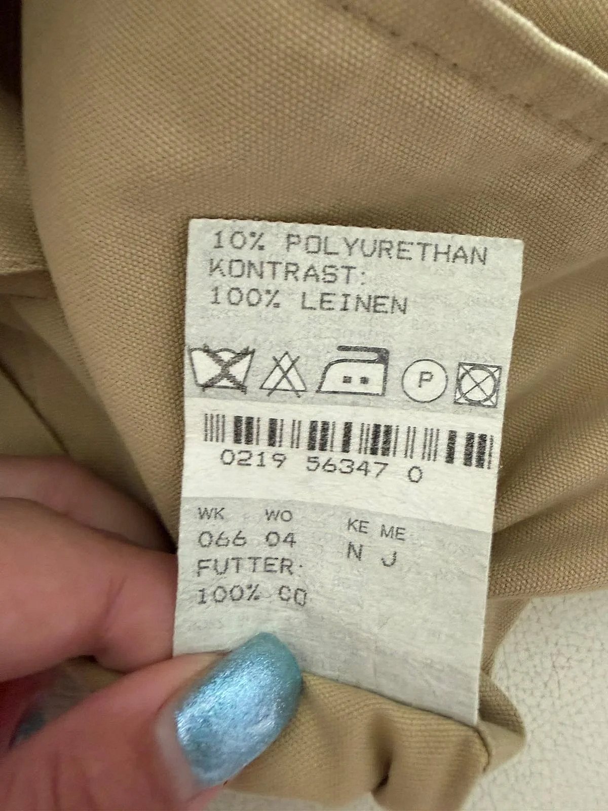 Linen Beige Button Front Field Jacket, photo 2
