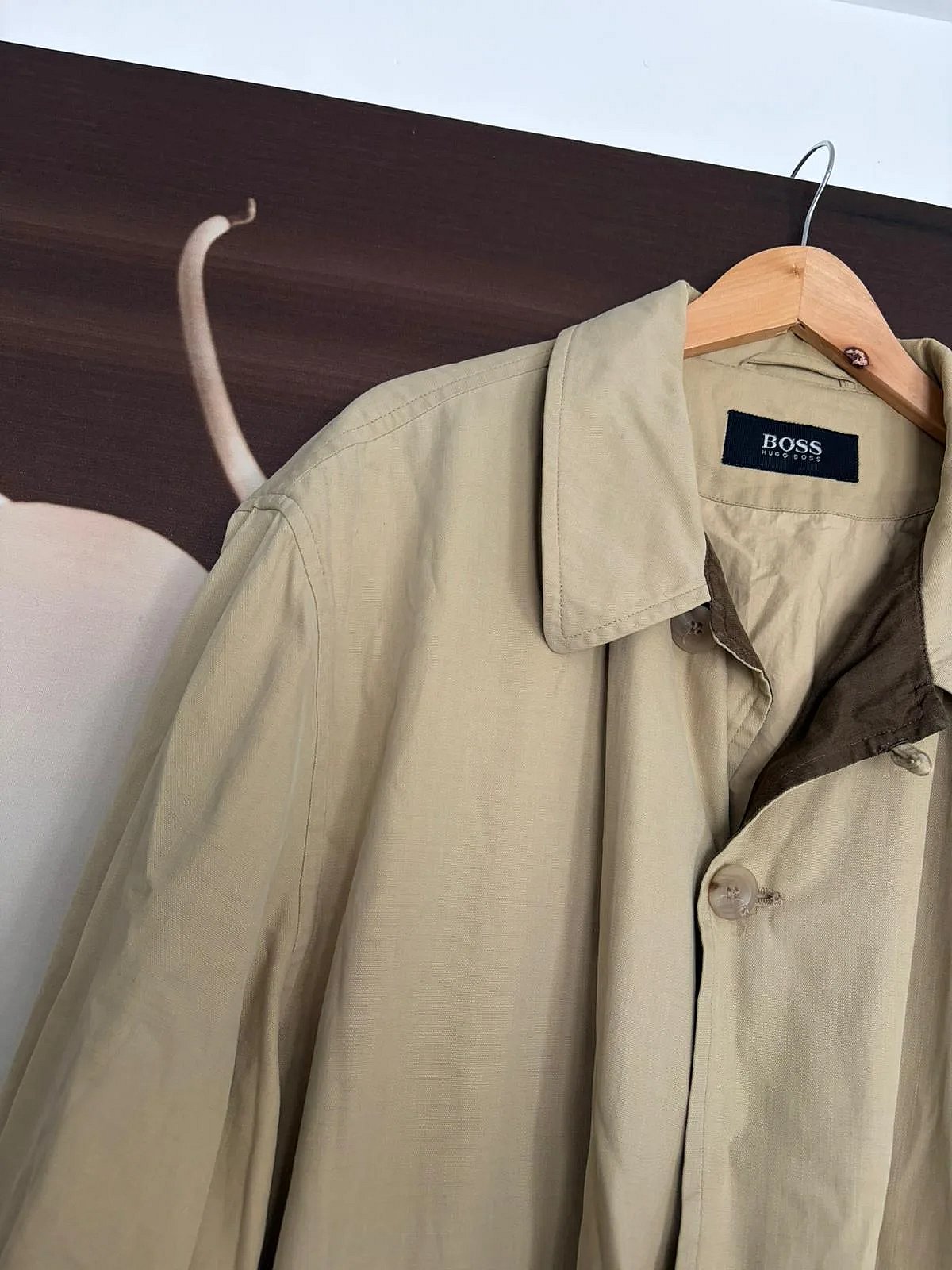 Linen Beige Button Front Field Jacket, photo 4