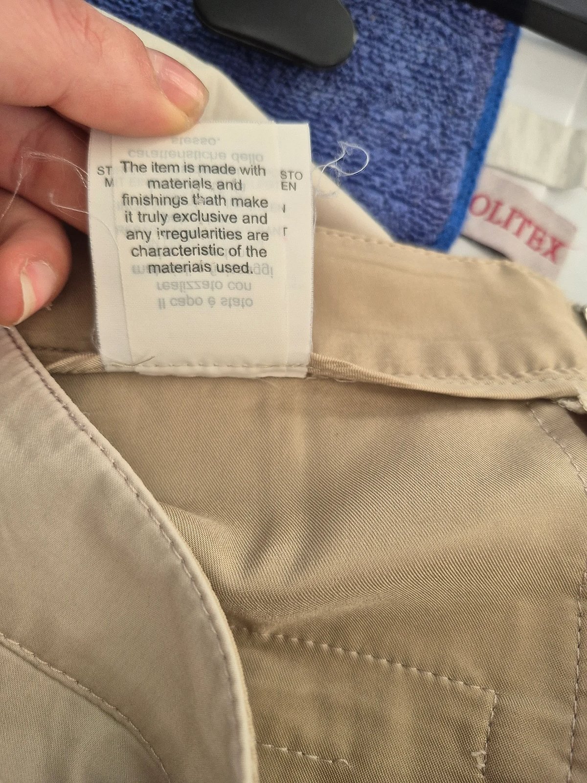 Fay Beige Cotton Pencil Skirt size M, photo 5