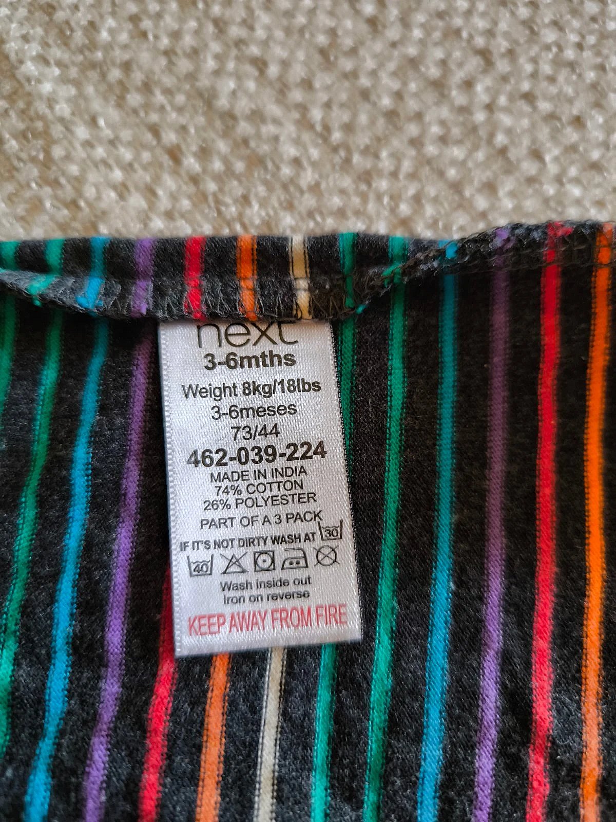 Next striped baby t-shirt, photo 4