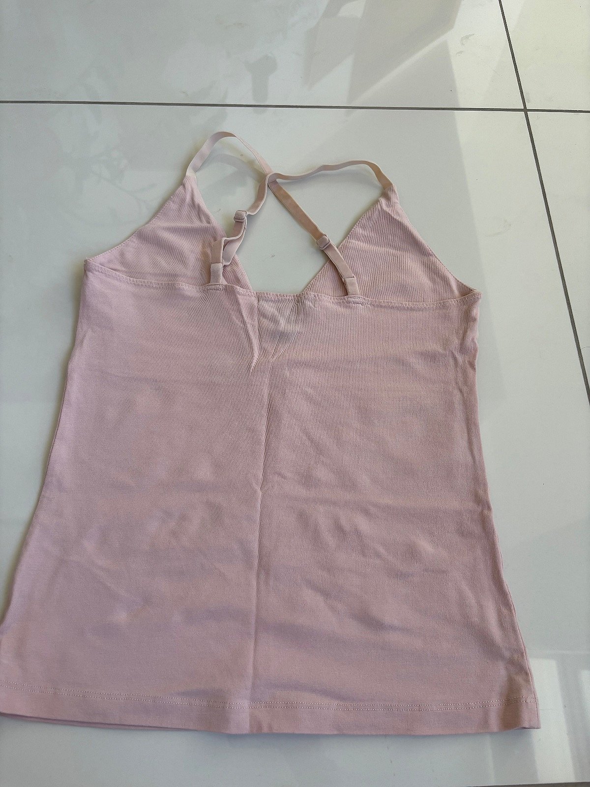 Pink Ribbed Camisole Top, photo 3