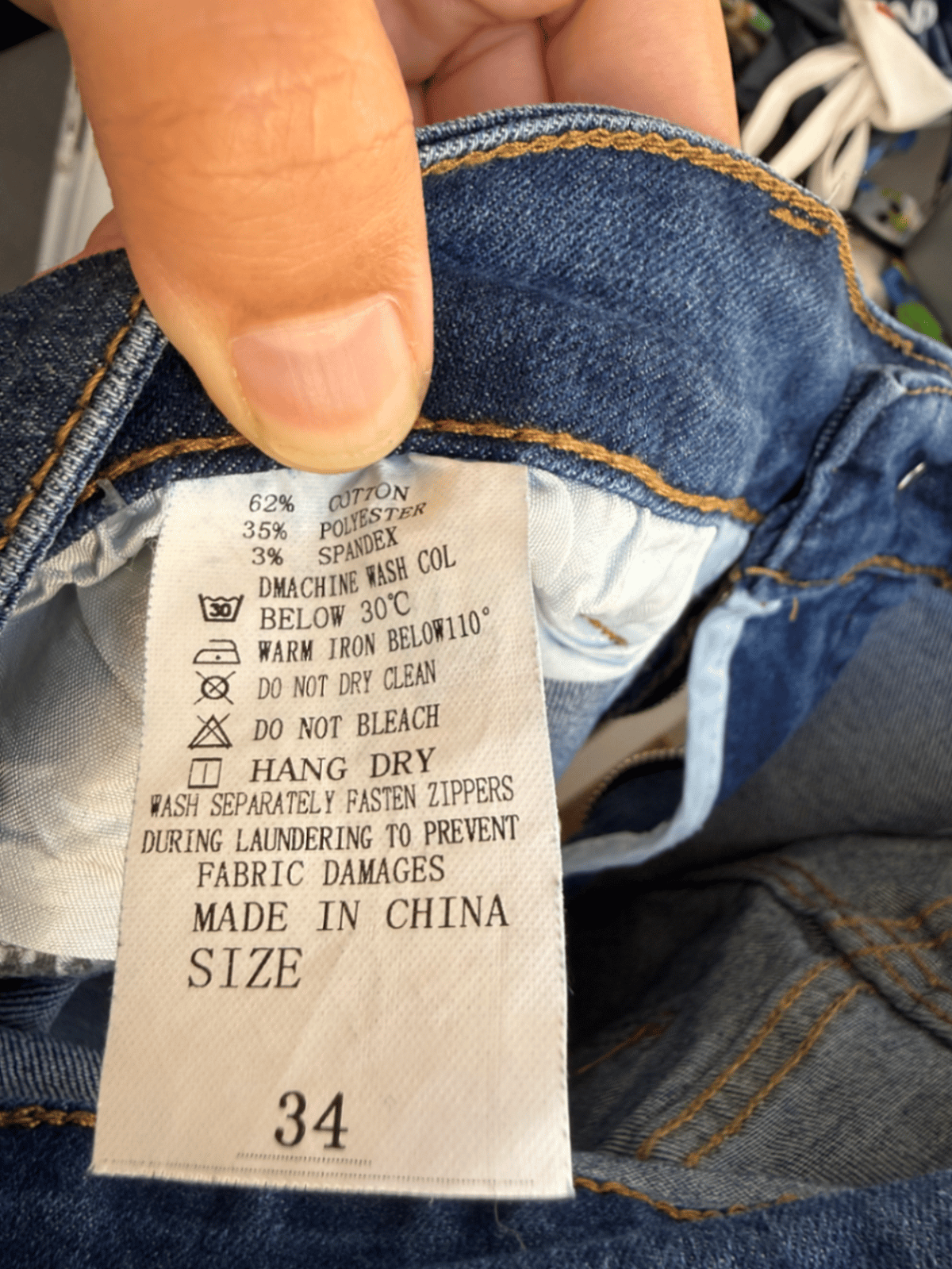 Washed Blue Denim Shorts, photo 4