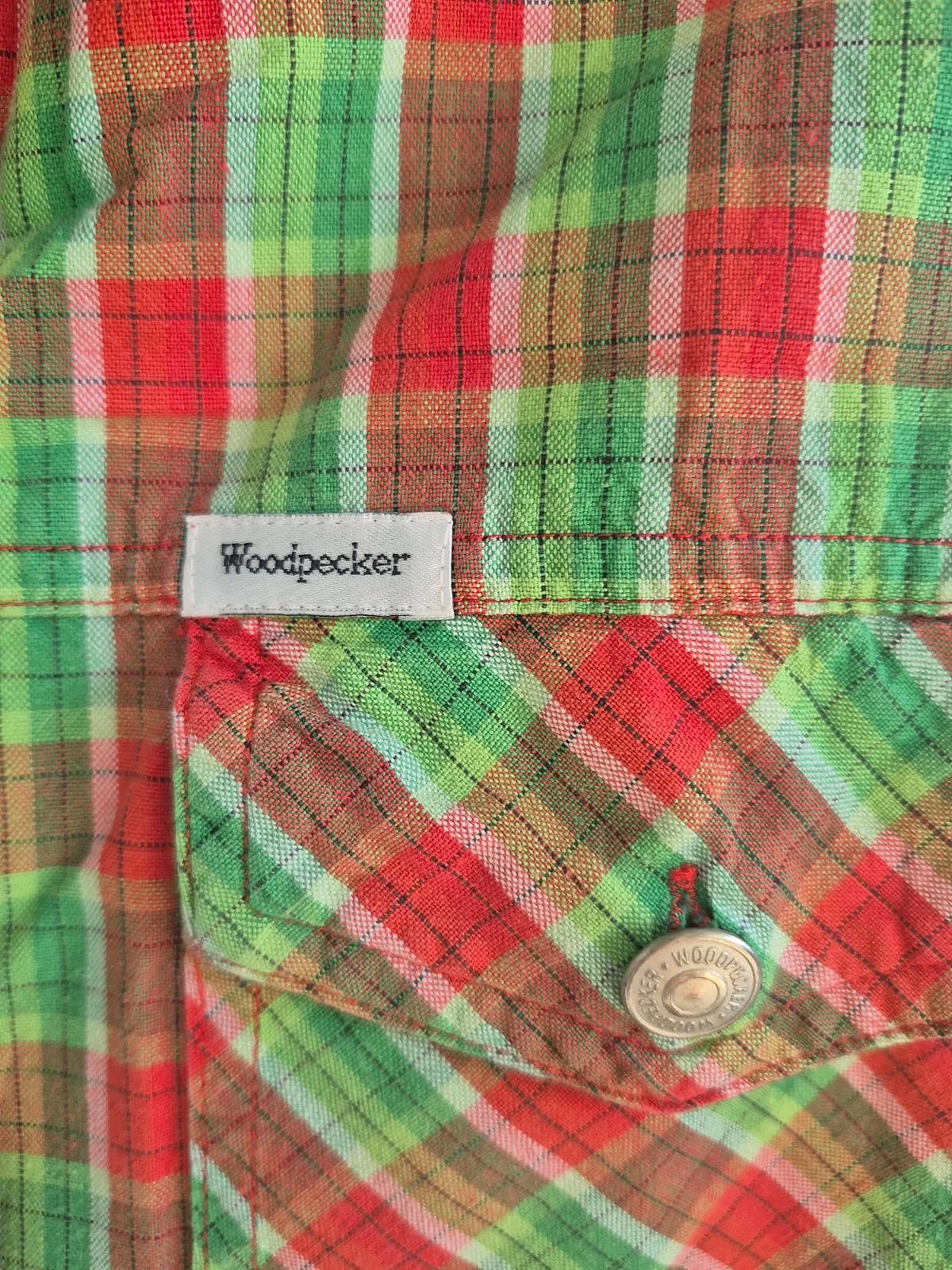 Woodpecker Checked Sleeveless Shirt 100% cotton, photo 5