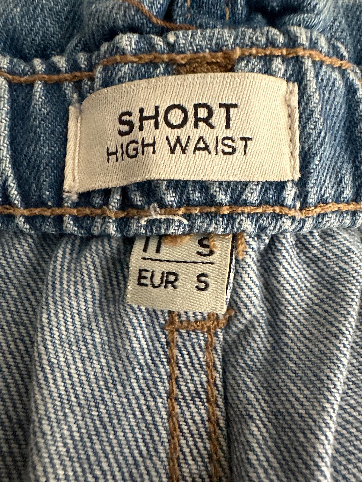 Blue denim shorts, photo 6