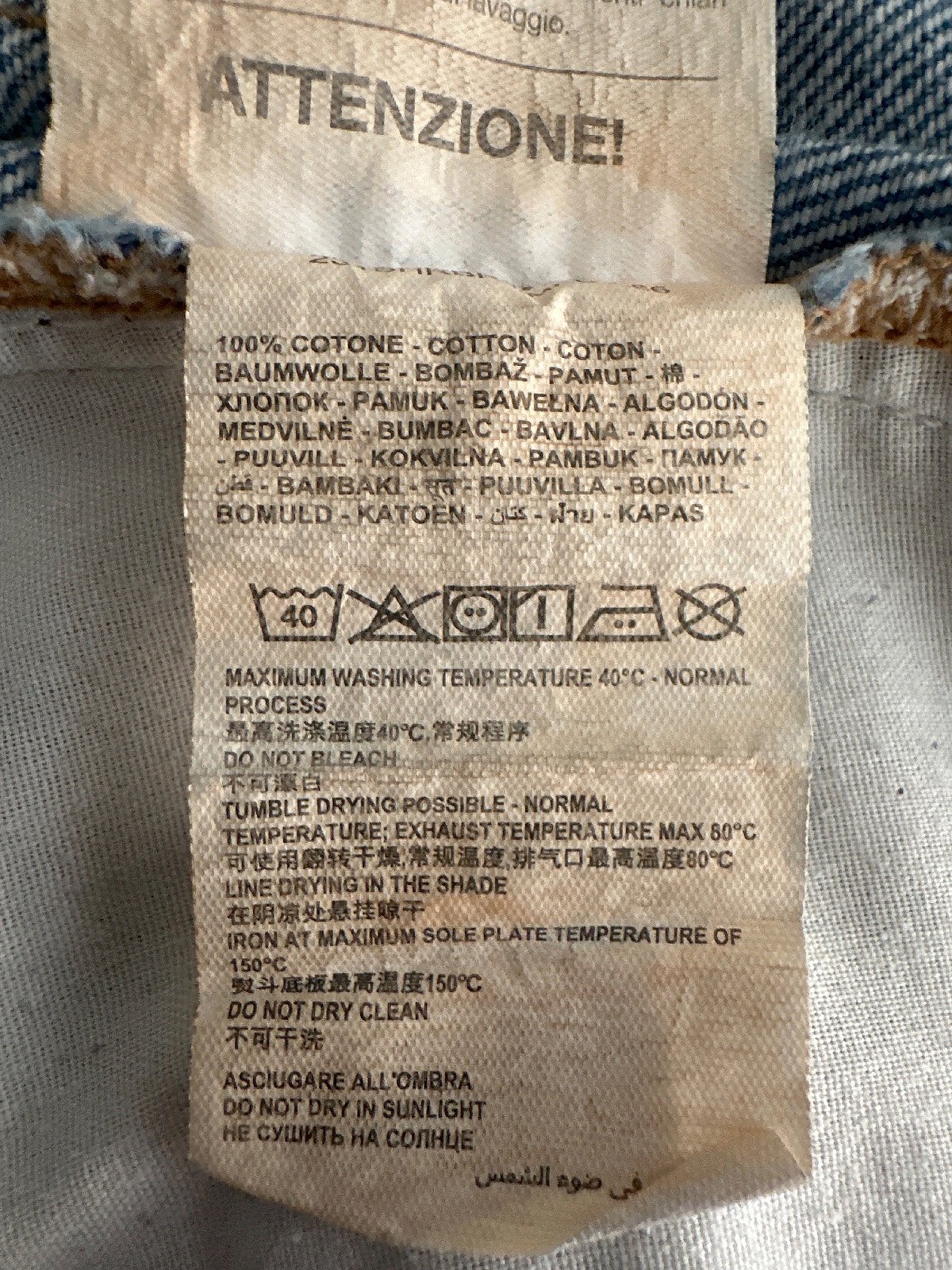 Blue denim shorts, photo 4