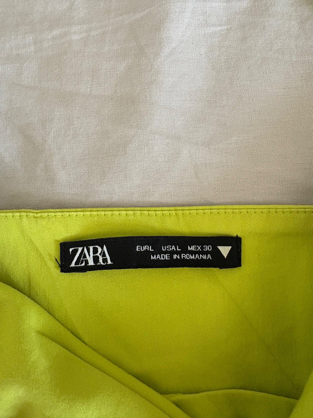 Zar Lime Green Cut-Out Mini Dress, photo 3