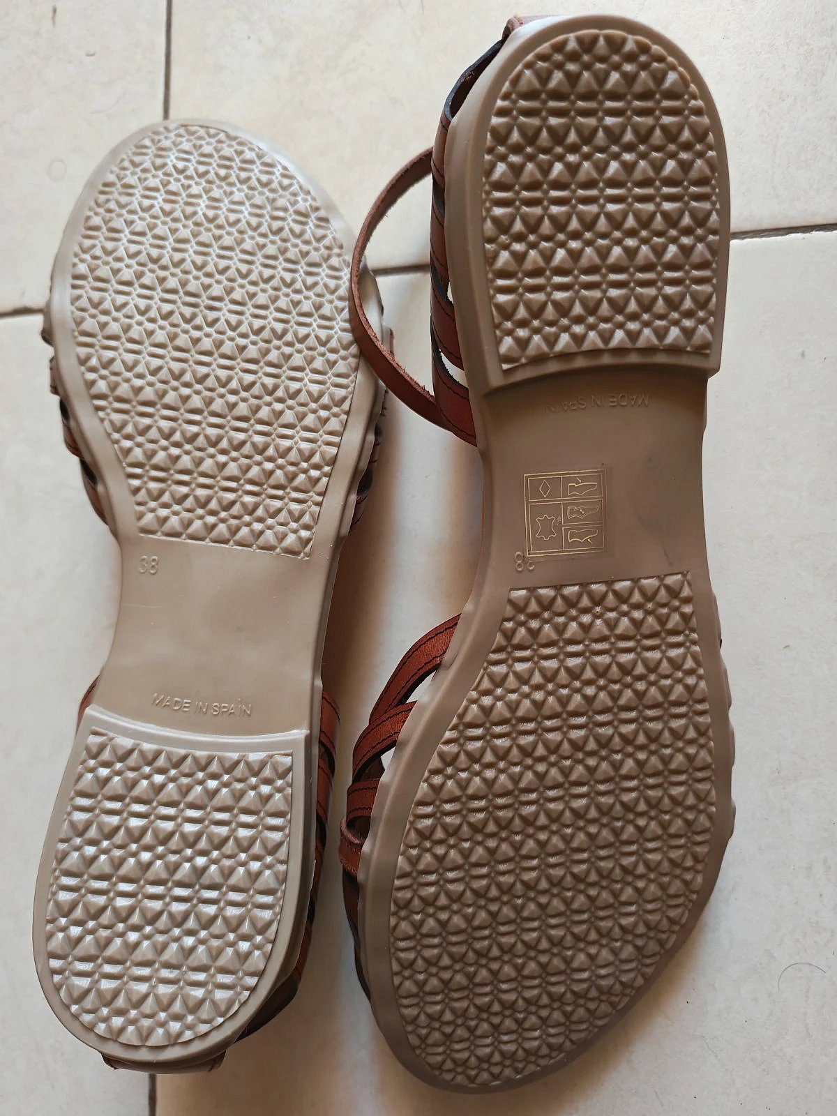 Brand new Brown Leather Sandals, photo 2