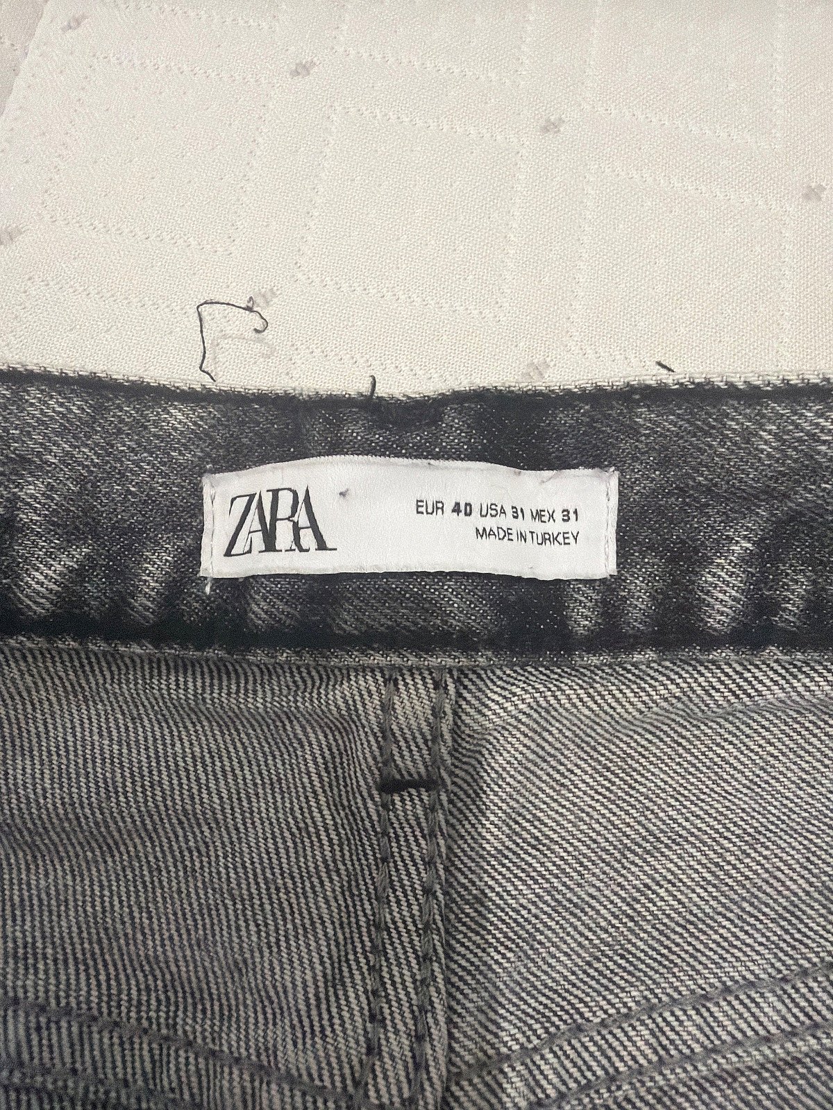 Zara Grey Denim Shorts - photo 2