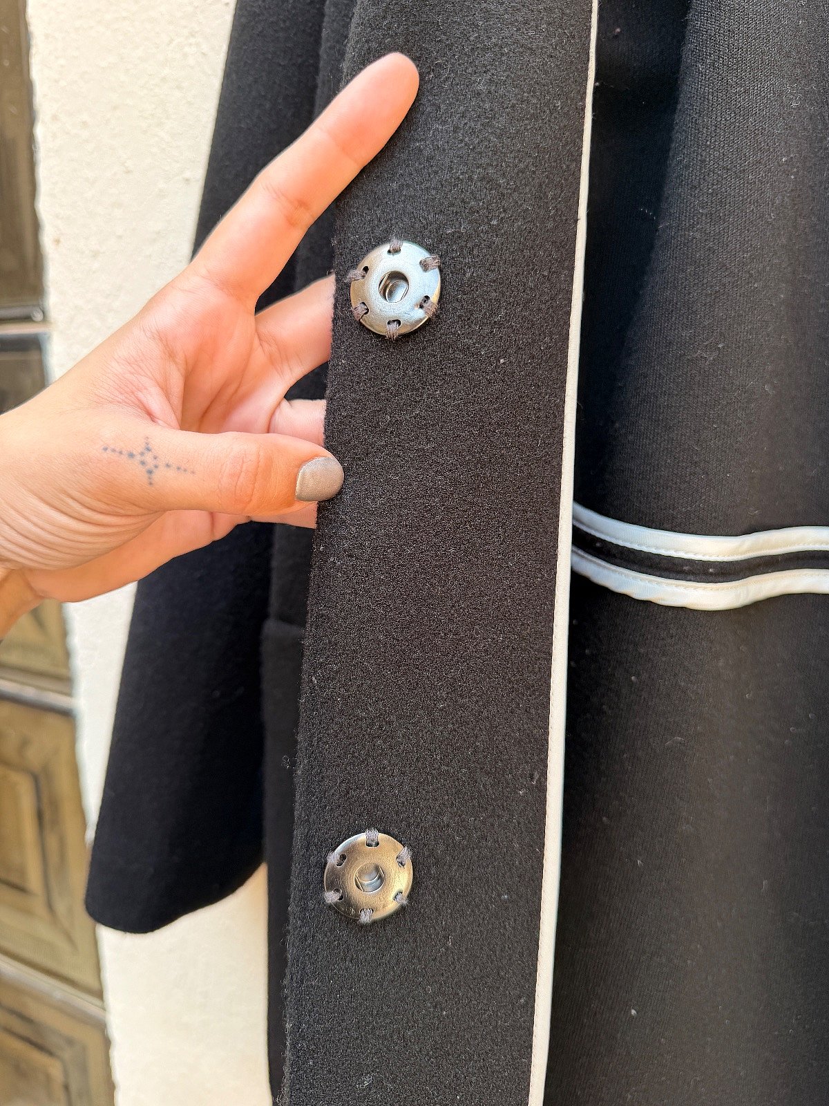 Topshop Petite Coat in Black, photo 2