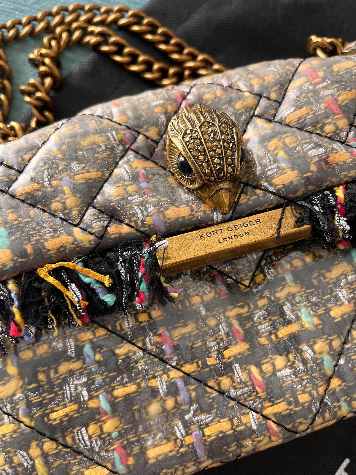 Kurt Geiger Quilted Tweed Handbag, photo 4
