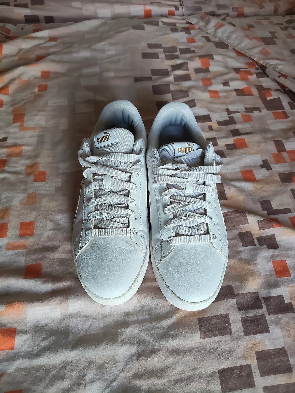Puma White Sneakers Casual Trainers, photo 2