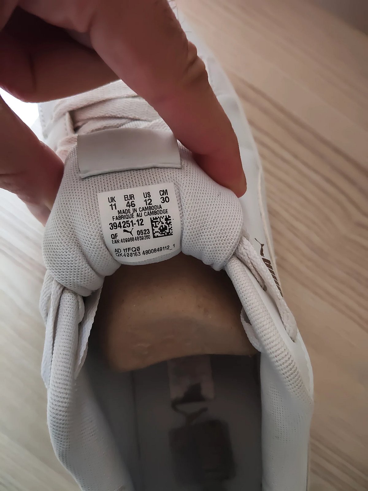 Puma White Sneakers Casual Trainers, photo 6