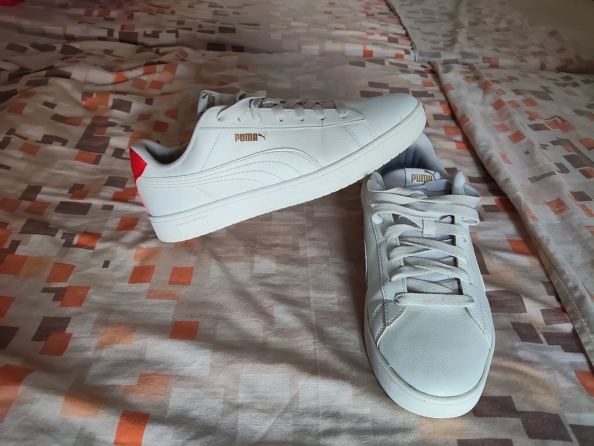 Puma White Sneakers Casual Trainers, photo 3