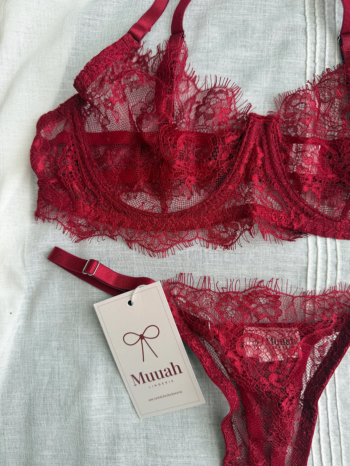 Lingerie Set Crimson Lace, photo 4