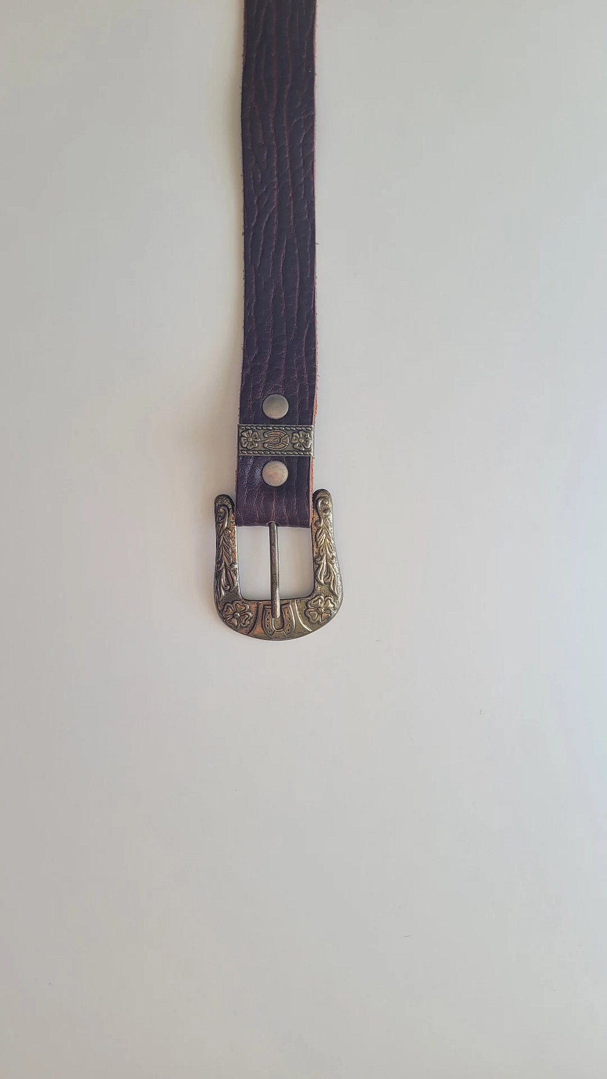 Brown Genuine Leather Belt, photo 2